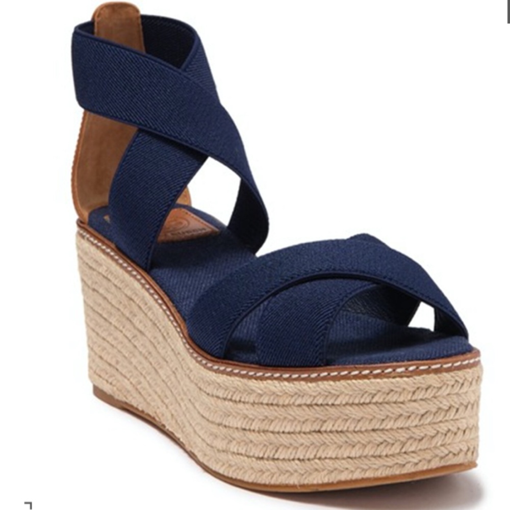 Tory Burch Frieda Espadrille Navy